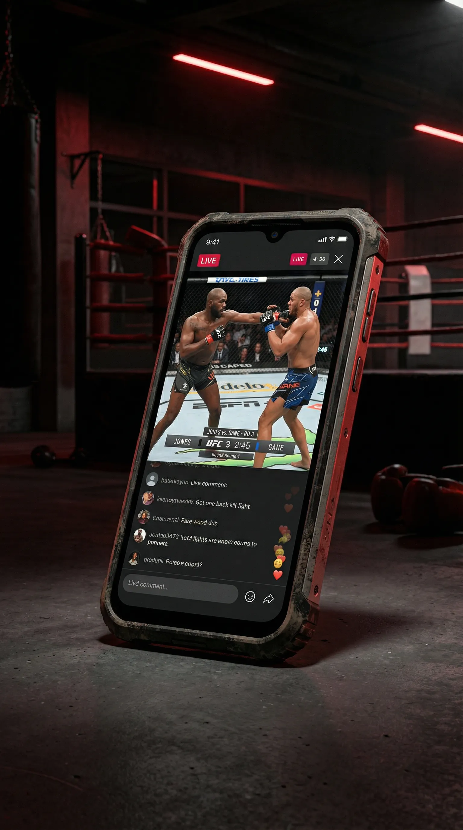 2019年理论片电线 移动端APP格斗直播界面